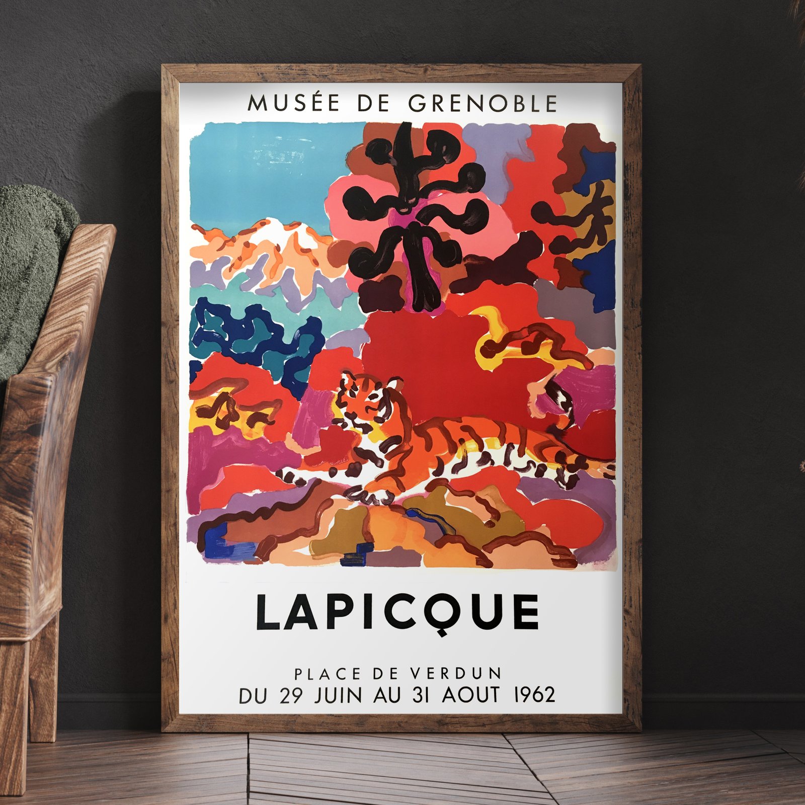 Charles Lapicque | Musée de Grenoble | 1962 | Exhibition Poster